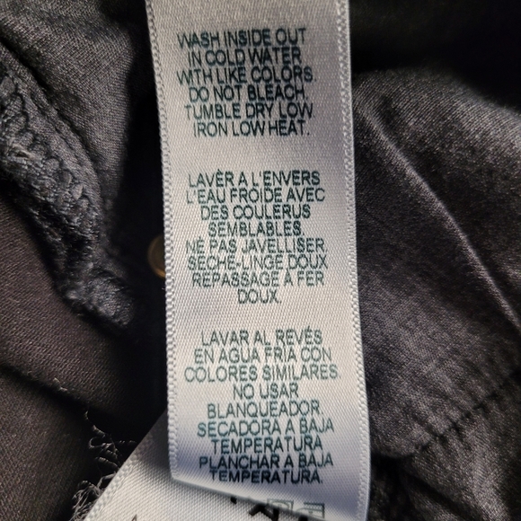 FRAME Le High Skinny Slit Crop Jeans In Black Size 27 - Picture 10 of 14